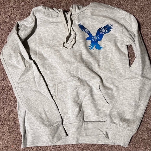 Gray American Eagle hoodie - Picture 1 of 1